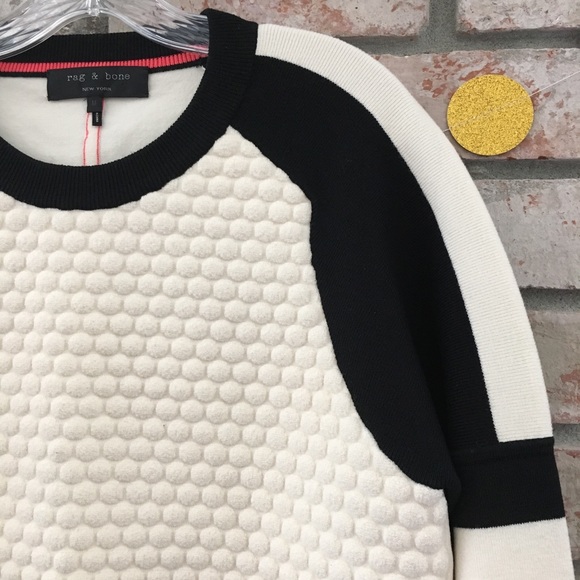 SOLD Rag & Bone 3D Bubble Textured Cream Sweater - Picture 3 of 8